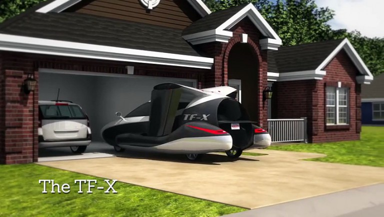 FAA Approved: The Flying Car TF-X’s model