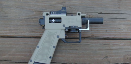 Pistol capable of firing PogoJet