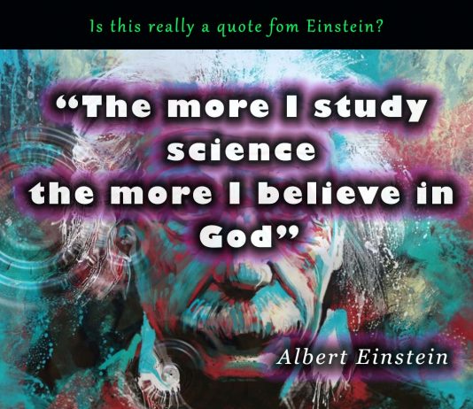 Einstein quote on God